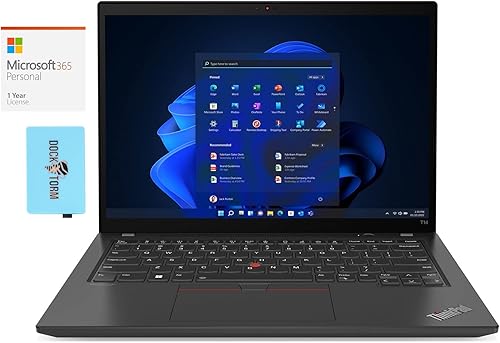 Lenovo ThinkPad T14 Gen 3 - Laptop escolar y empresarial (AMD Ryzen 5 PRO 6650U de 6 núcleos, 16 GB DDR5 6400 MHz RAM, 256 GB SSD, AMD Radeon, 14.0