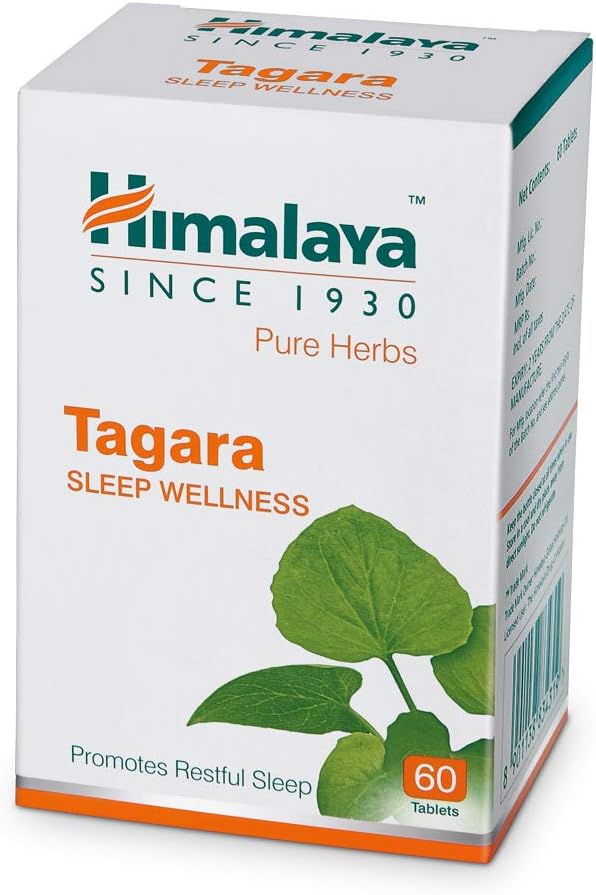 - Himalaya Wellness Pure Herbs Tagara Sleep Wellness | Promotes Restful Sleep | - 60 Tablets