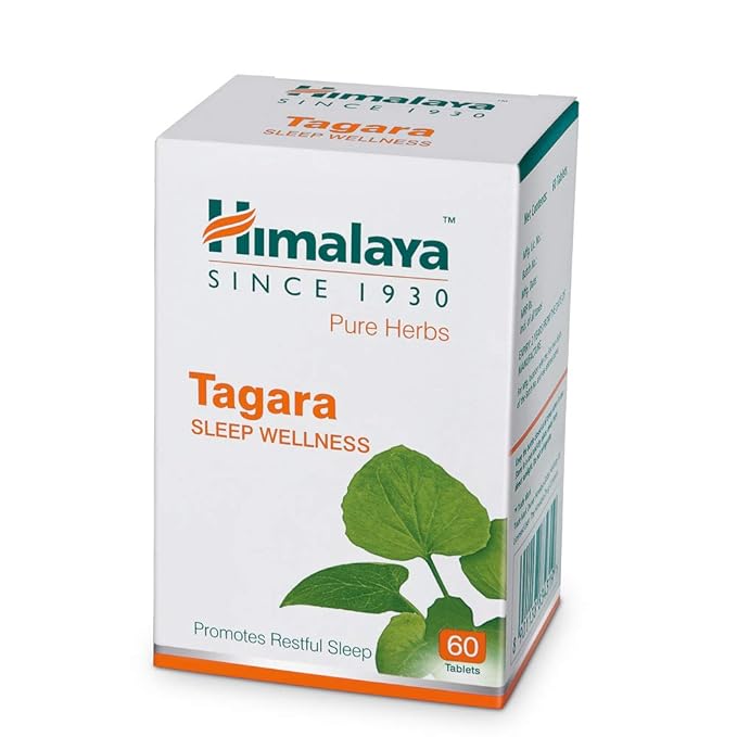 Himalaya Wellness Pure Herbs Tagara Sleep Wellness | Promotes Restful Sleep | - 60 Tablets