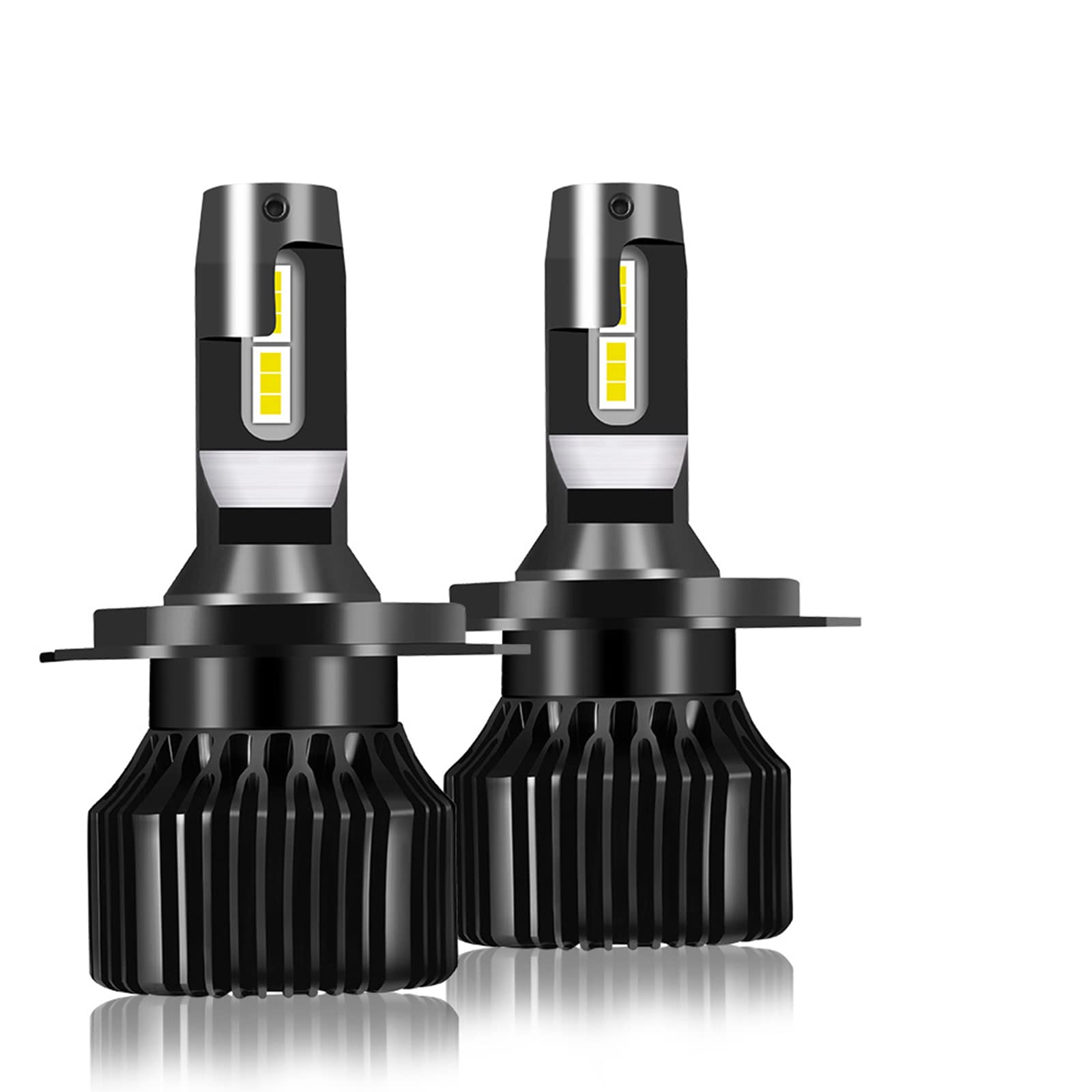 Bulbas De Faros LED, Kit De Conversión Extremadamente Brillante 800W 30000LM 6000K, Paquete De 2,H4