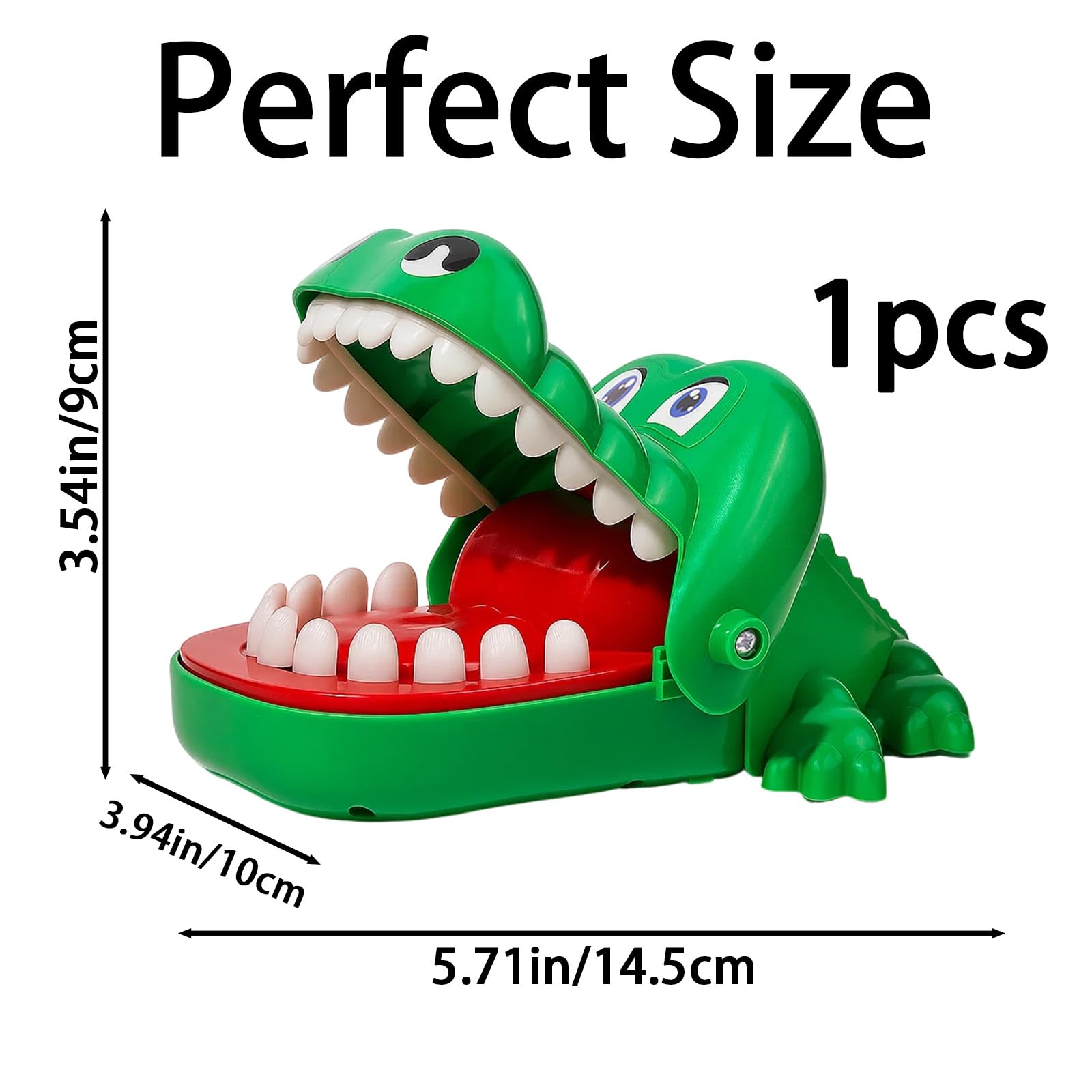 Hungry Hippos Crocodile Dentist Game, Interactive Crocodile Toy for Kids Fun Family Party Game for Children Aged 3-12 Years - Image 2