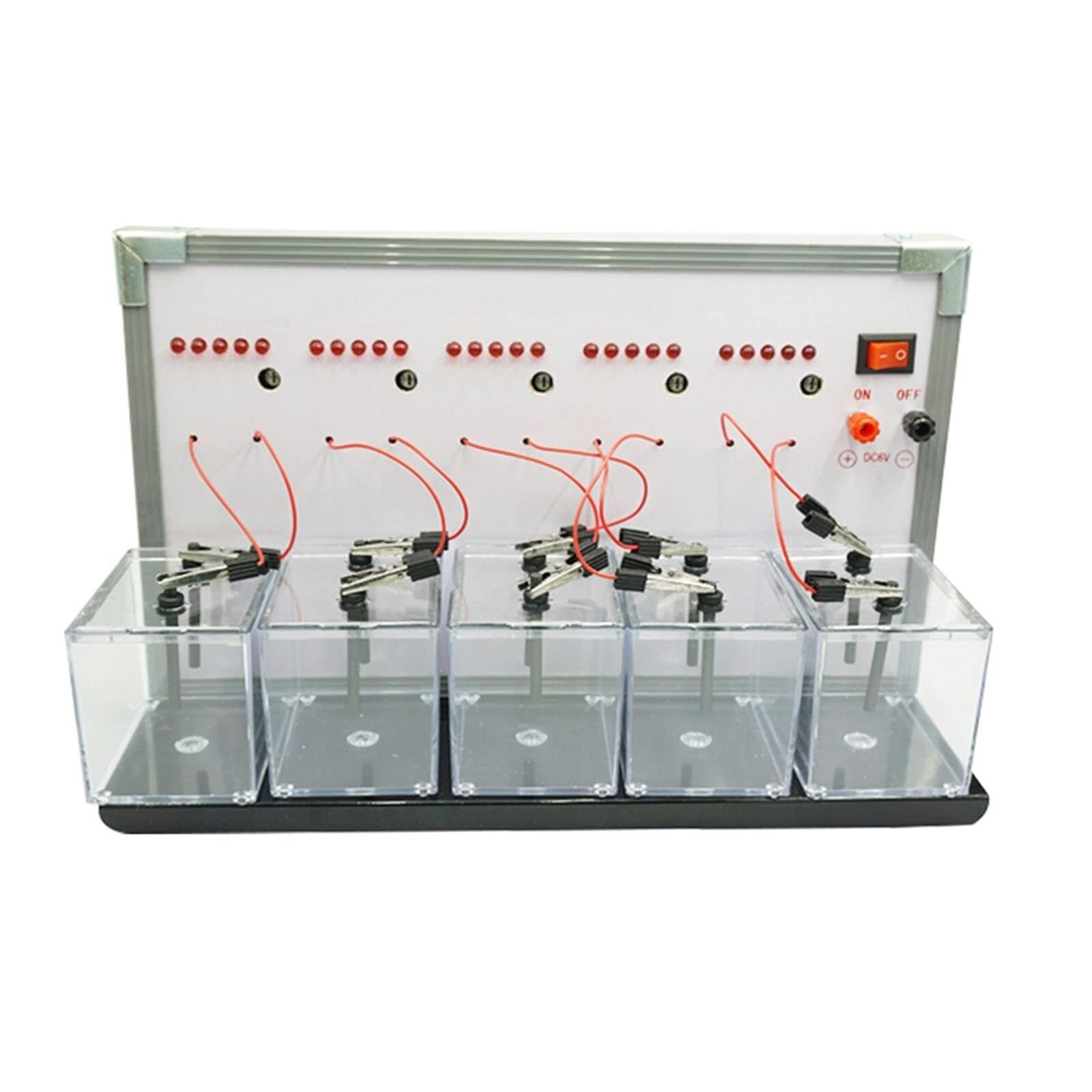 Demostrador De Conductividad De Electrolitos En Química, Dispositivo Experimental De Electrólisis del Agua, Instrumento Didáctico sobre El Principio De Conducción De Soluciones.