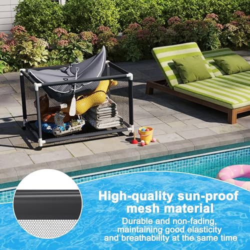 Bac de rangement pour piscine solution matelas gonflables et jeux - 7