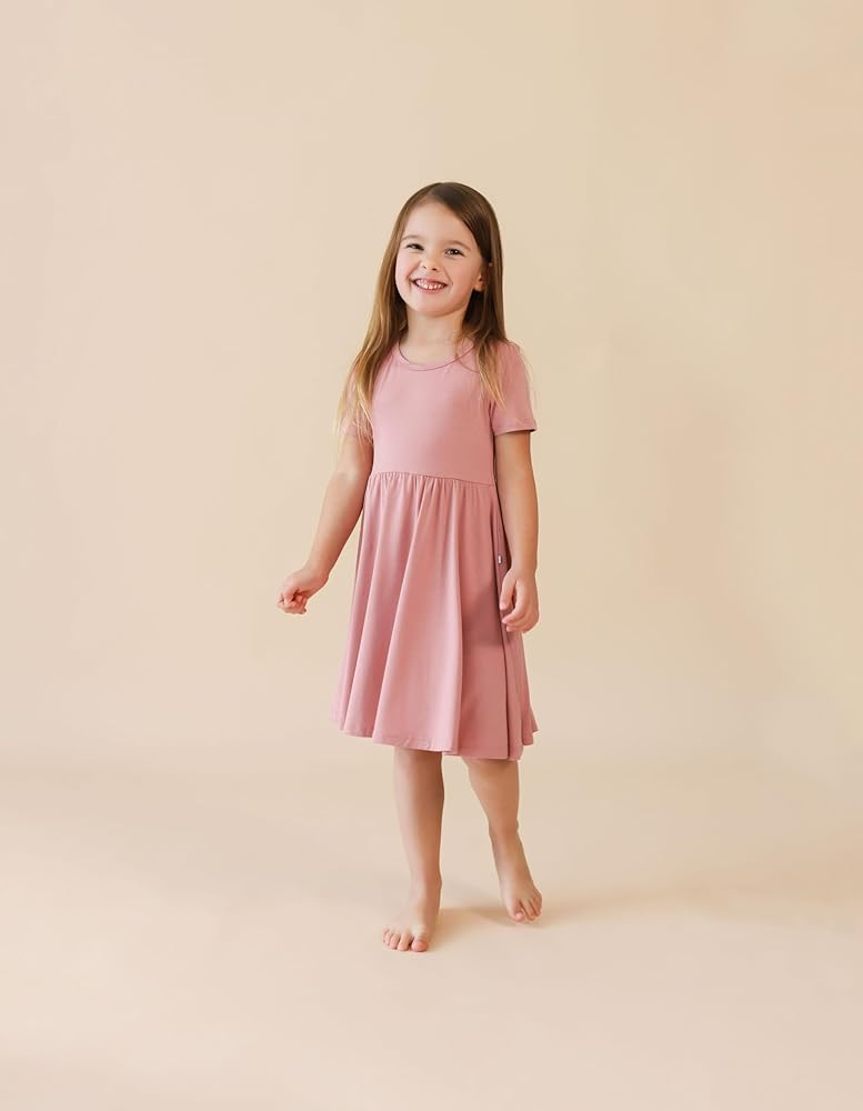 Amazon.com: Posh Peanut Viscose from BambooSoft Dress for Girls