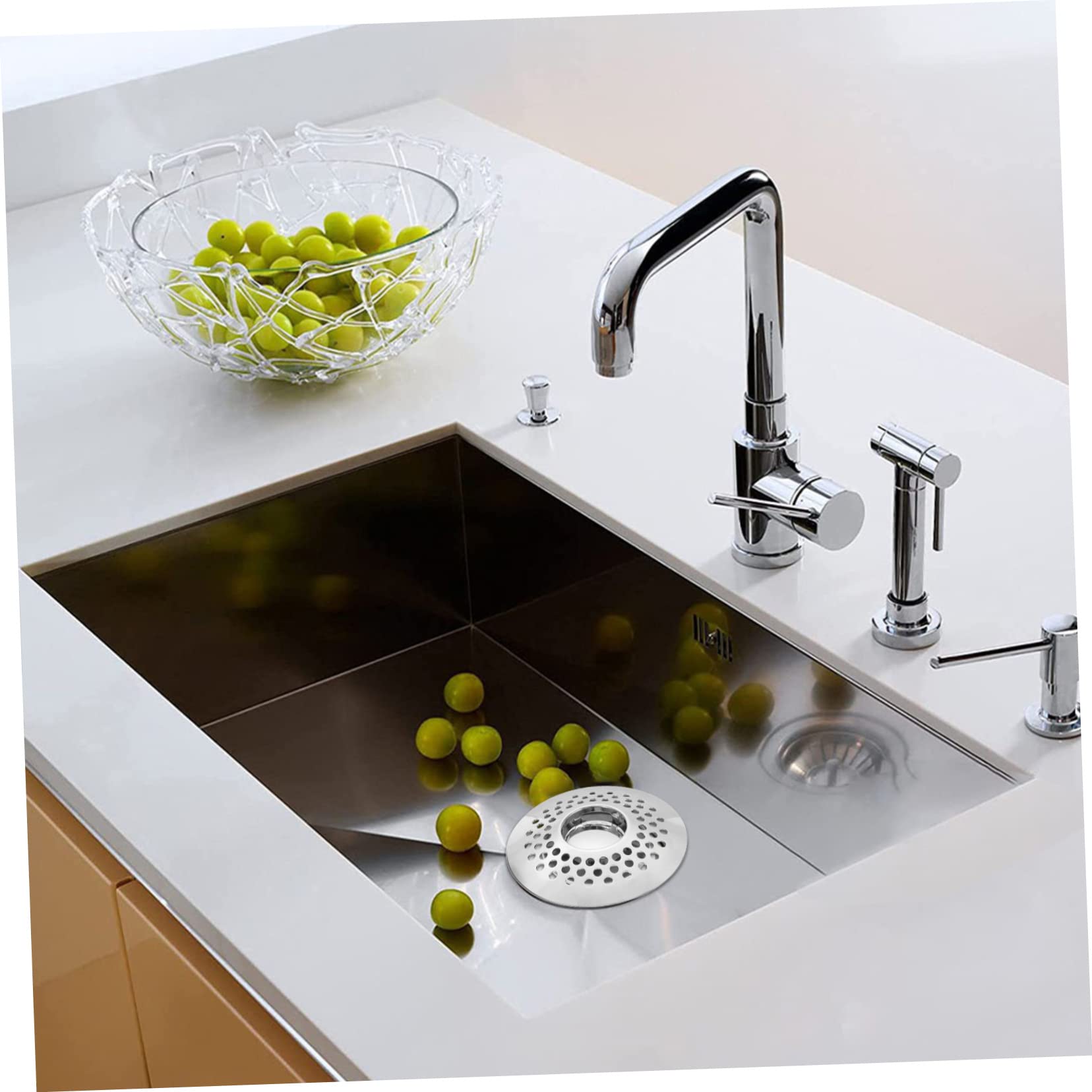 Angoily 2stücke Drain Stopper Badewanne Hochwertiger Badewannenstöpsel Mit Haarsieb Effektiver Haarfänger Für Abfluss Für Badewannen Und Duschen Rostfrei Und Langlebig