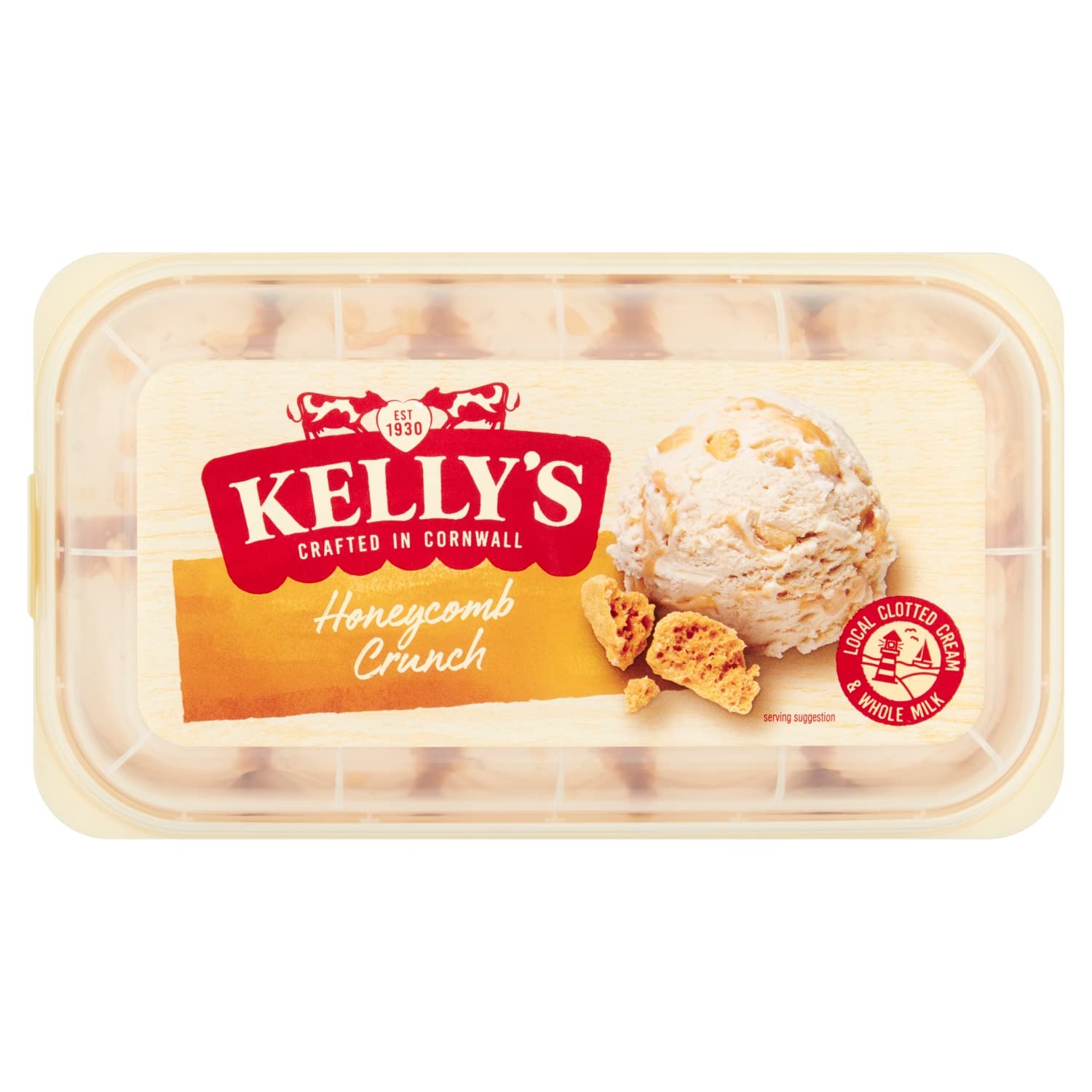 Kelly's Honeycomb Crunch, 950ml (Frozen)