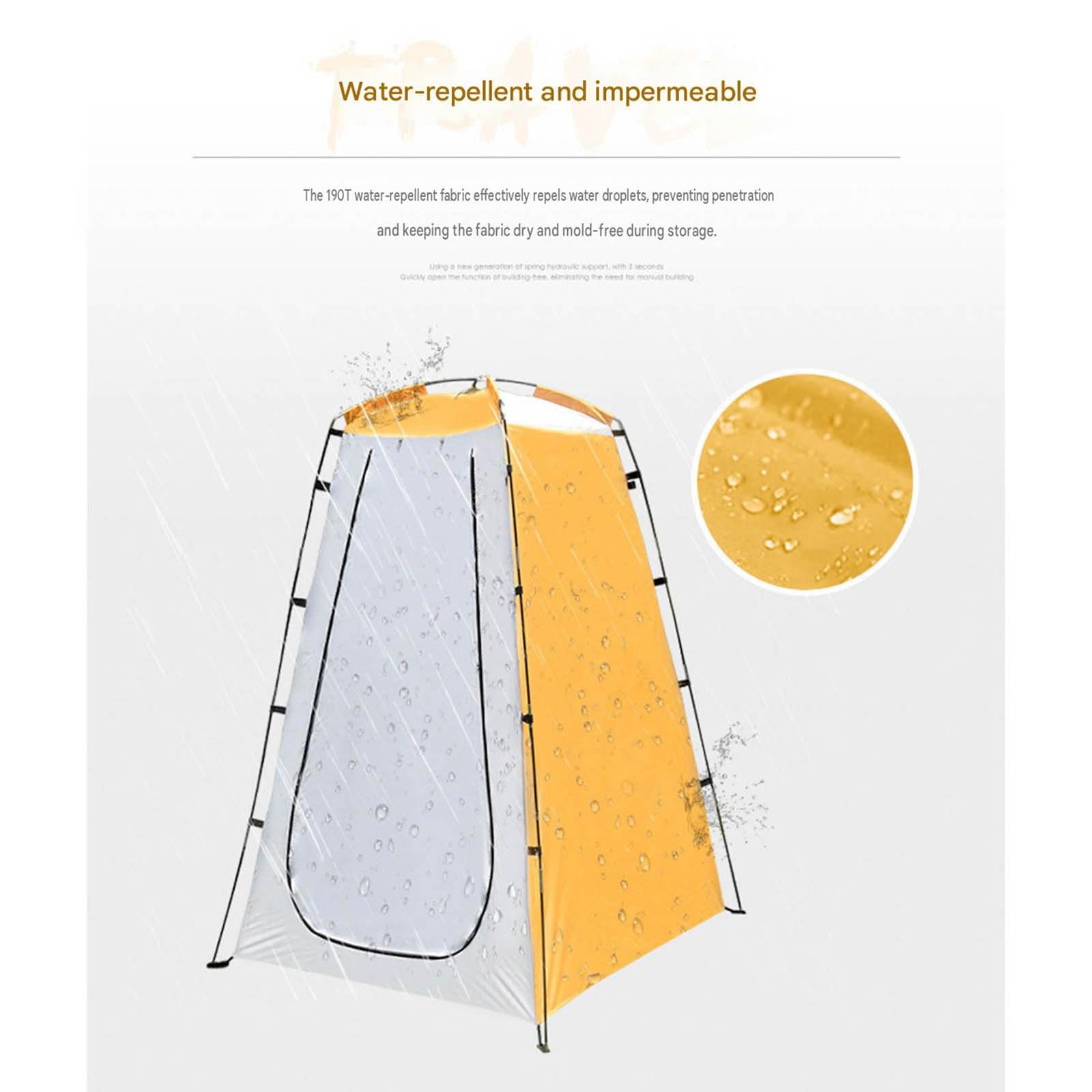 Tente Cabine de Douche Camping Exterieur Portable Toilette Changer de Plage