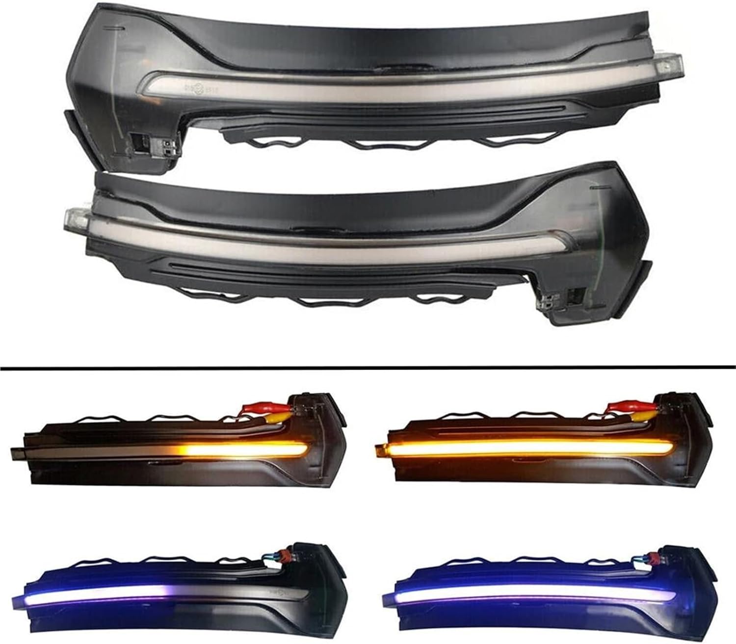 バックミラーインジケーター 車用 LED ターンシグナル ライト ために A3 8V S3 RS3 2013 2014 2015 2