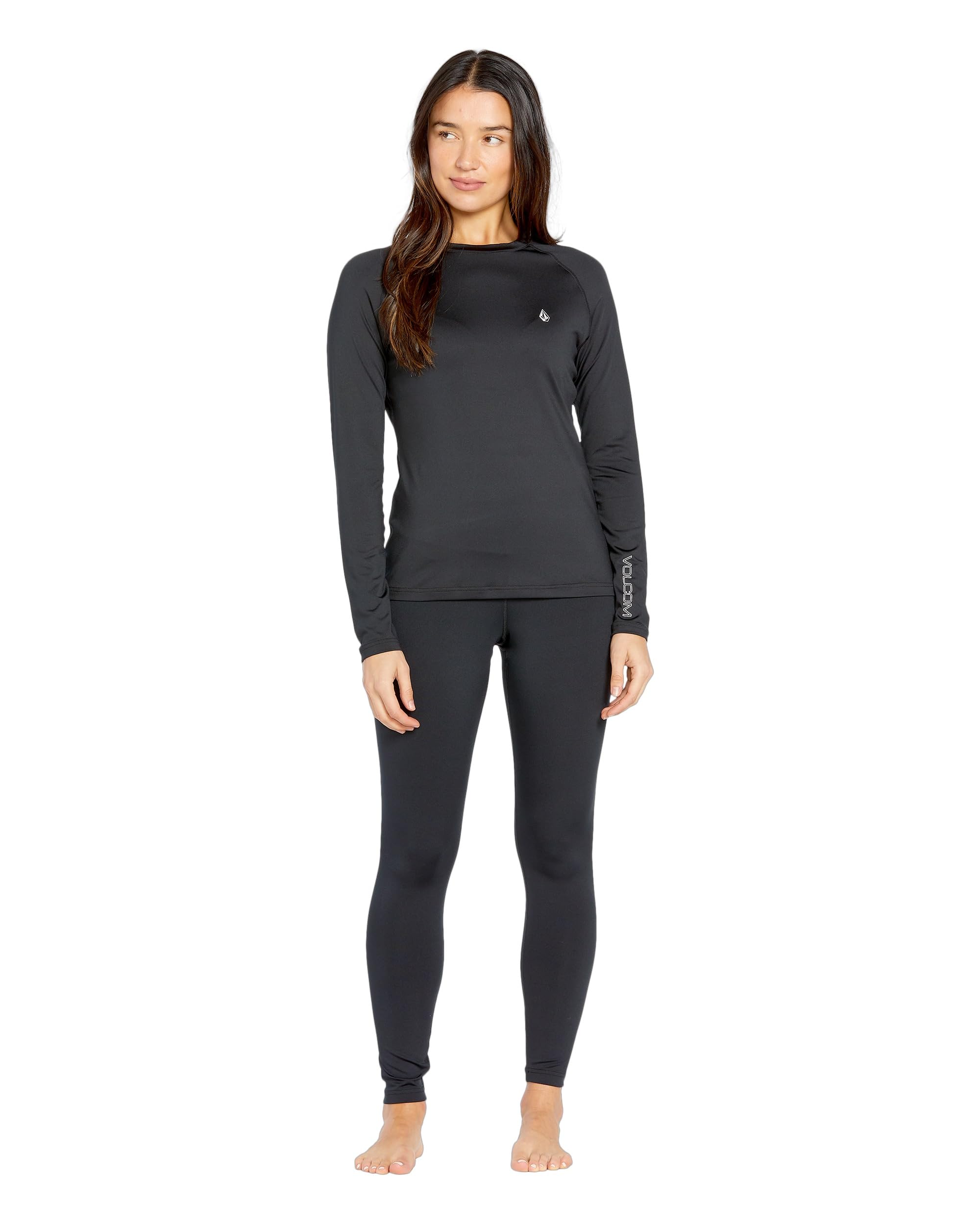 Volcom V-Science Midweight Thermal Base Layer Long Sleeve Shirt V-Science - Maglia Termica a Maniche Lunghe, Peso Medio Donna