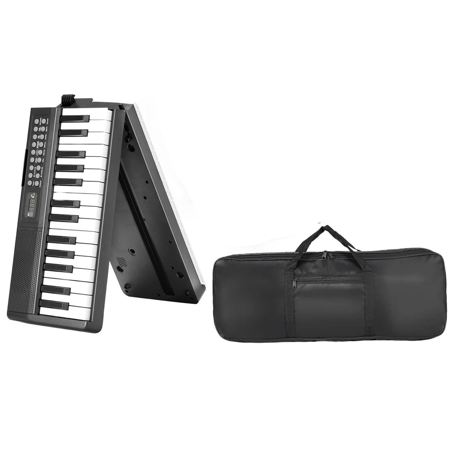 Elektroniczny Instrument Fortepianowy 61 Klawiszy Przenośnego Fortepianu 1000 Tonów 150 Utworów Demonstracyjnych Profesjonalne Wykonanie