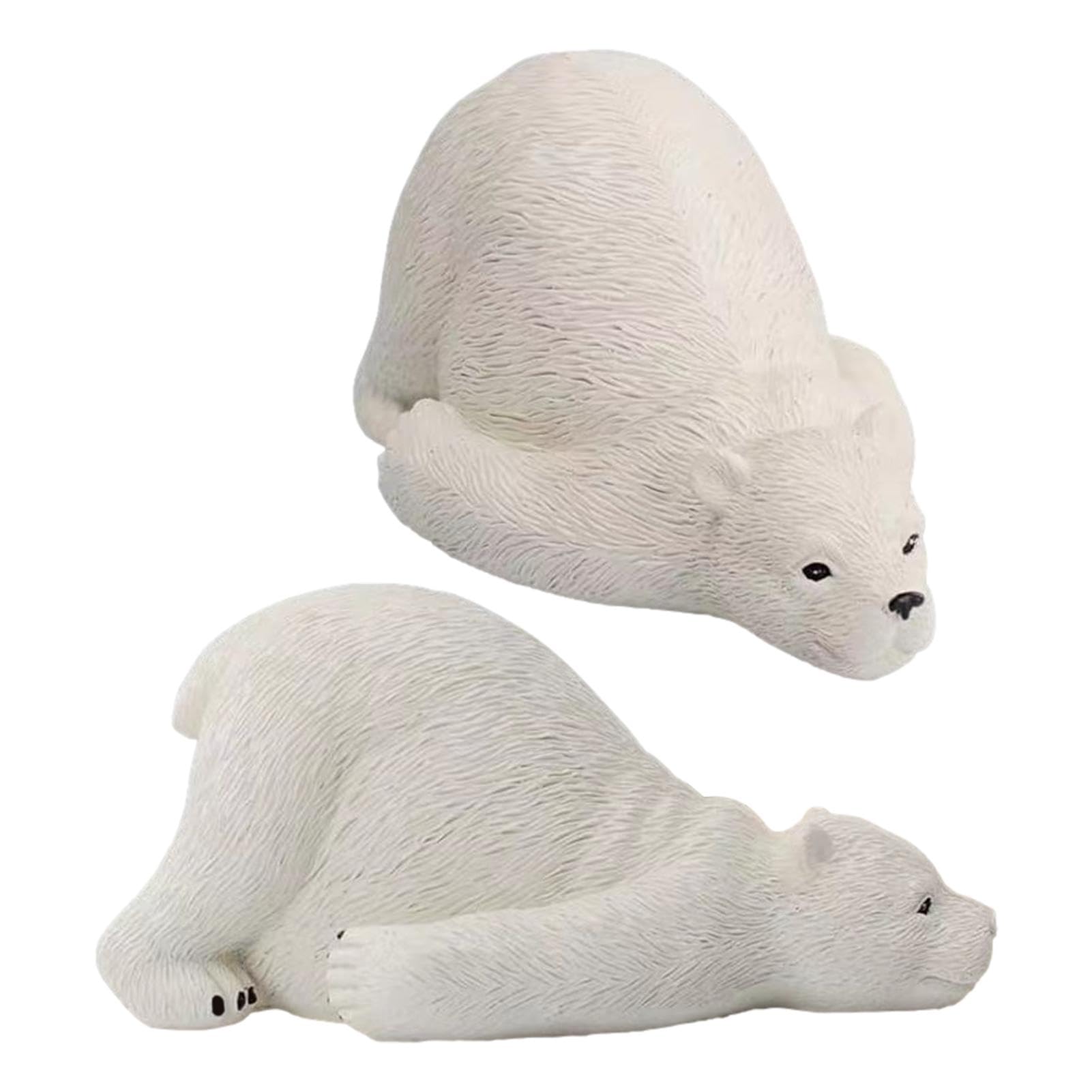Cubiertas para pernos de inodoro de resina y embellecedores de tornillos de baño oso polar
