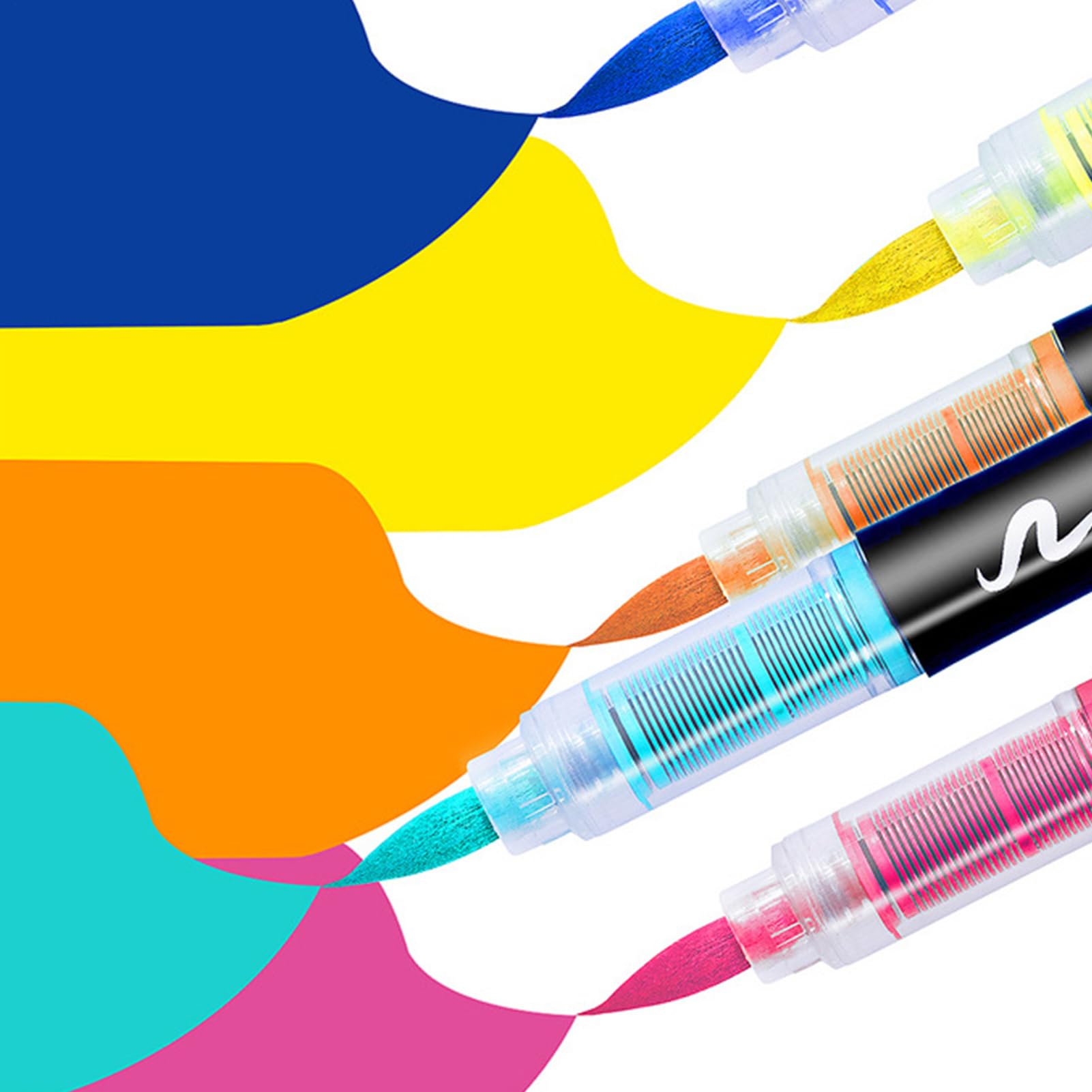 Acrylfarbenmarker-Set – 36, 60, 72 Farben, weiche Spitze aus Harz, wasserdichte Acrylstifte für Leinwand, Holz, Stein und Glas, wasserfeste Filzstifte