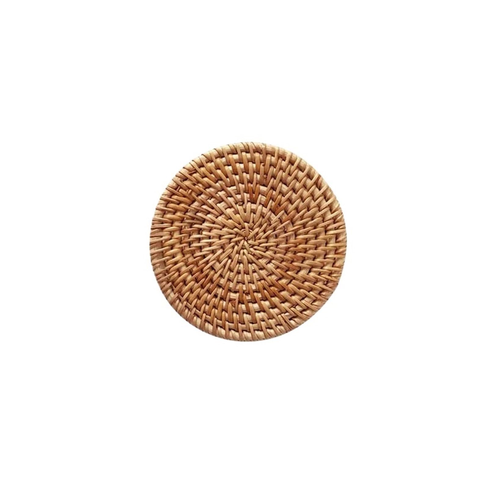Napperons ronds 10cm en lot de 2 tapis d'isolation thermique pour table de maison