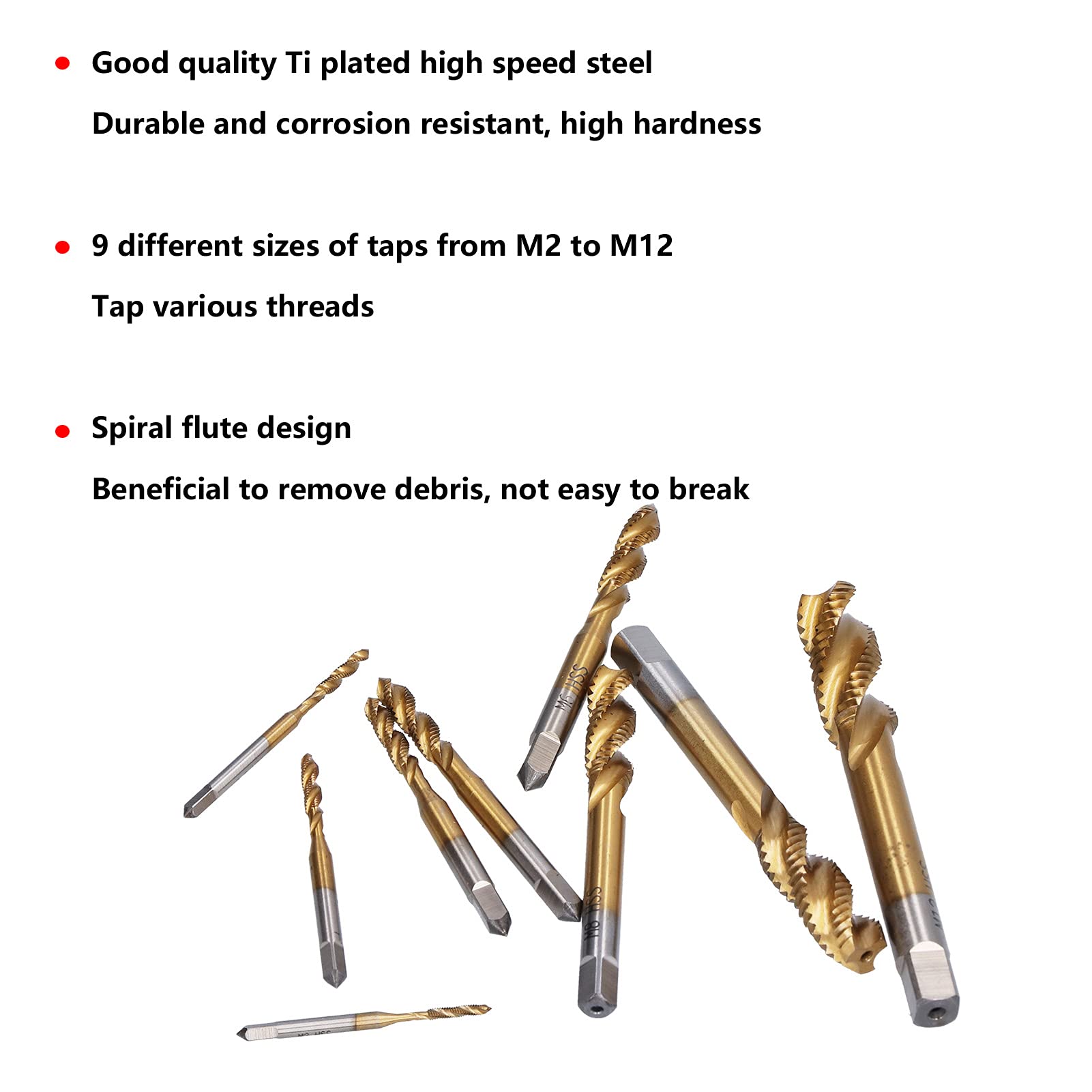 HSS M16 X 1.5mm Metric Tap And Die Set – Right Hand Thread, US Stock