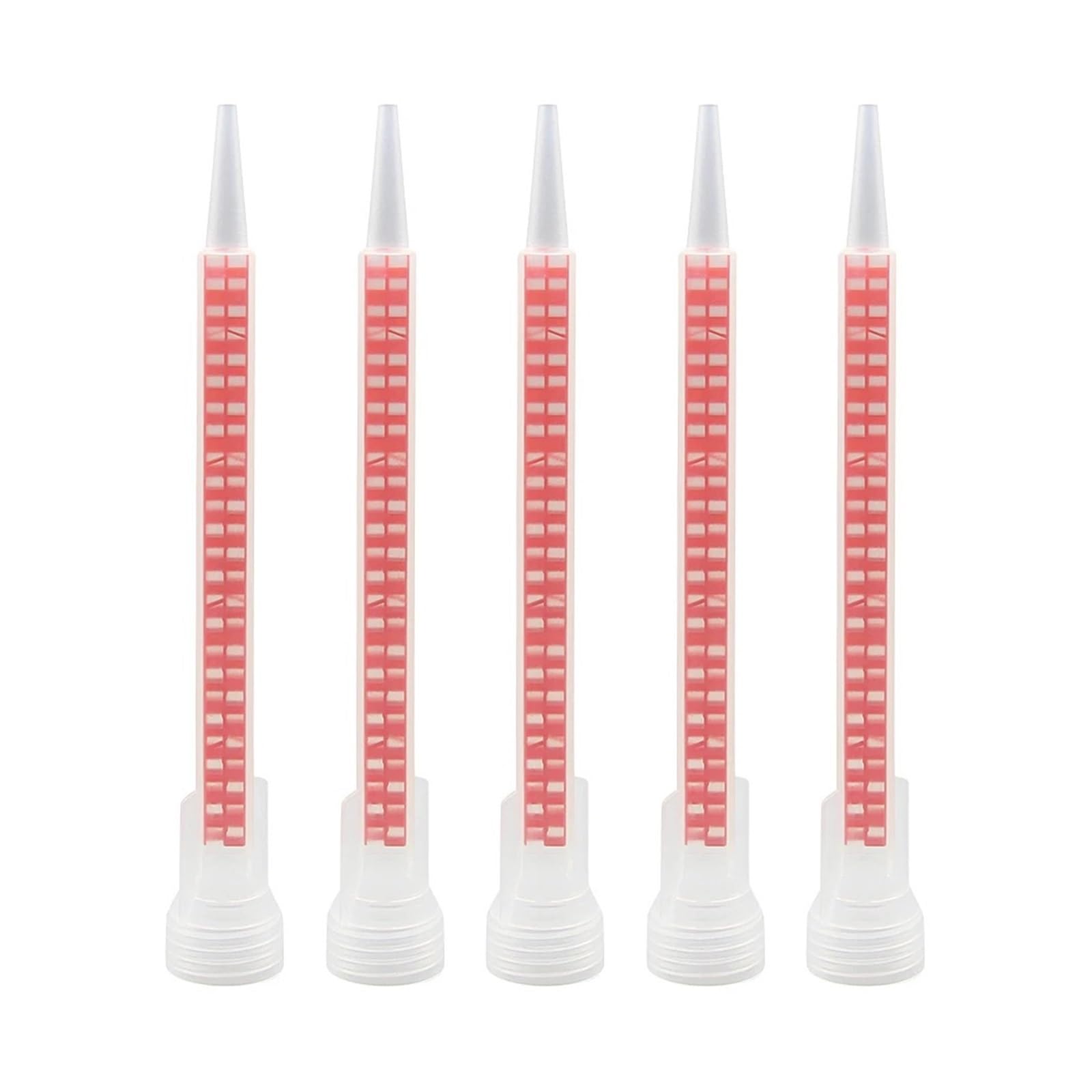 Epoxy Mixing Nozzle 10pcs Epoxy Mixing Nozzle Square Static FMQ08-24L Tube AB Applicator