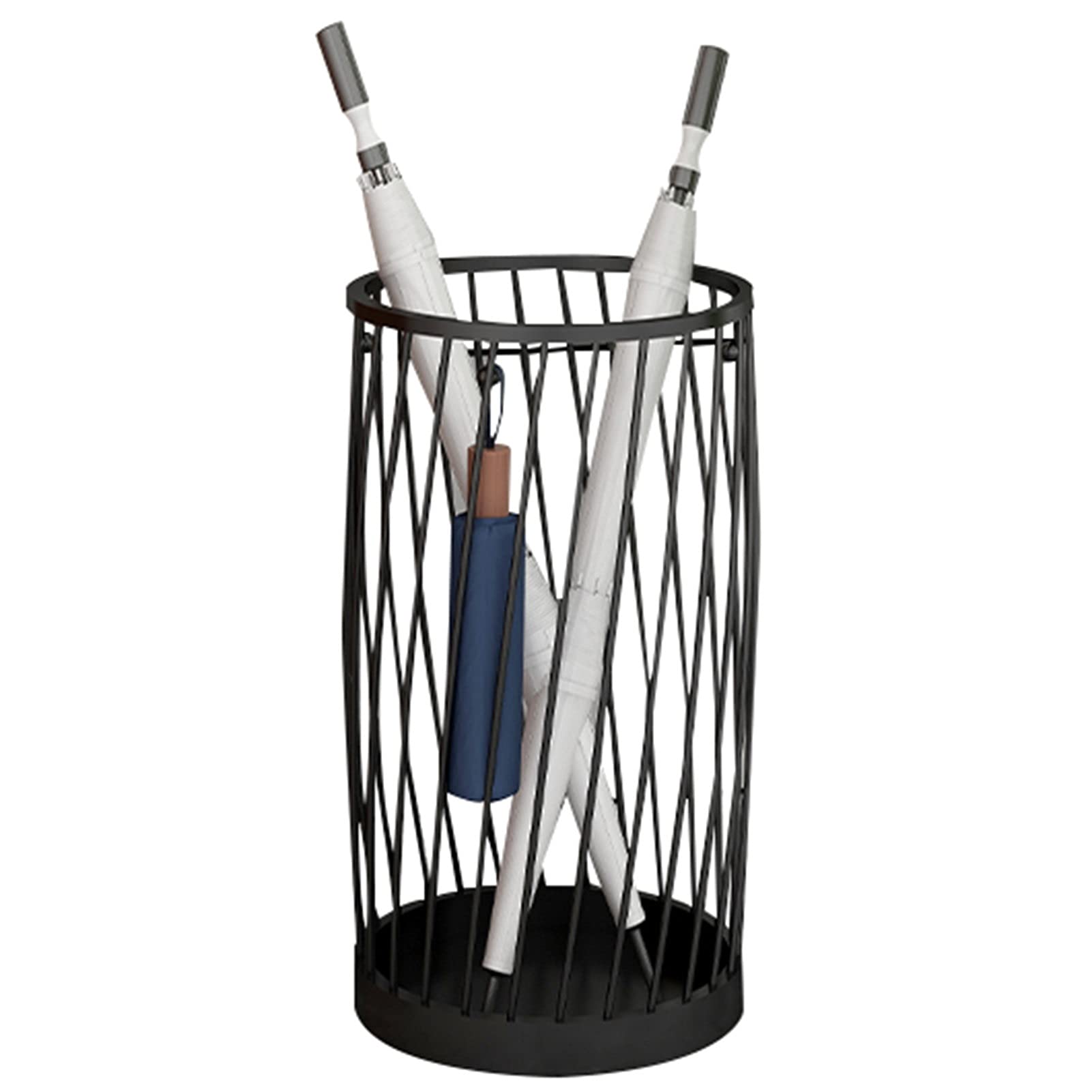 Porte-parapluie en métal avec table de rangement DASHADAO pour entrée
