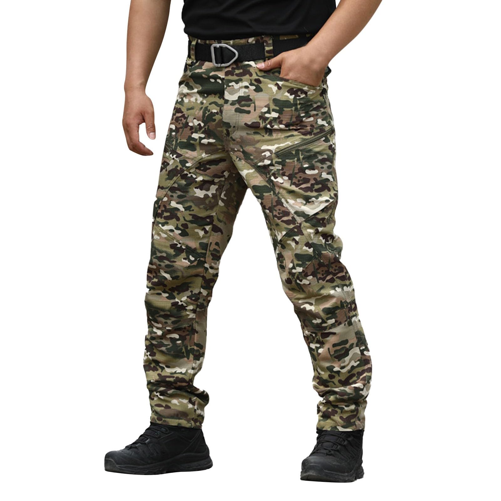 Camo Trousers Men - Camouflage Army Work Pants Combat Training