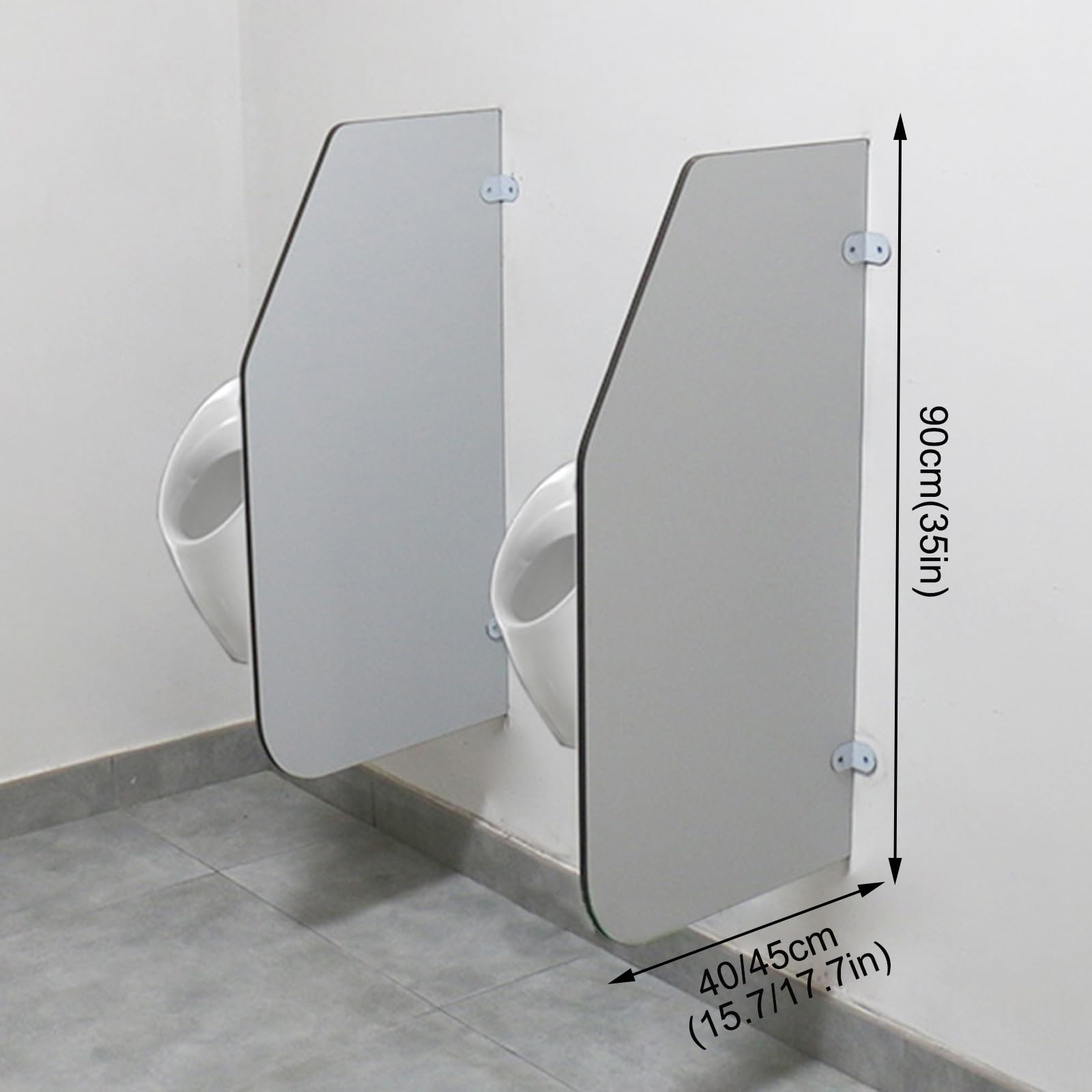 Cloisons et écrans de confidentialité pour Toilettes commerciales, Conception Murale Durable pour écoles et centres commerciaux