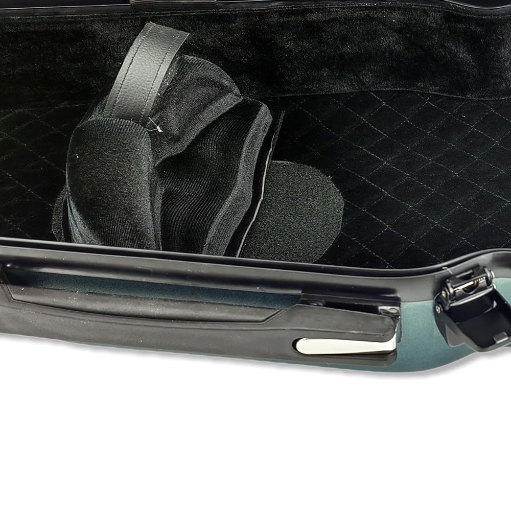 Viola Case - Funda de fibra de carbono de 16 pulgadas, ajustable para tamaños de 15 a 16.5 pulgadas, funda de viola fuerte, duradera, fuerte y ligera