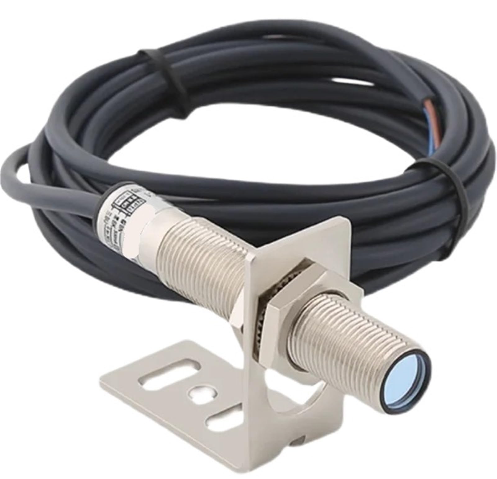 Sensor infrarrojo del sensor de luz visible del interruptor fotoeléctrico de E12-G30-C1 de reflexión difusa láser M12