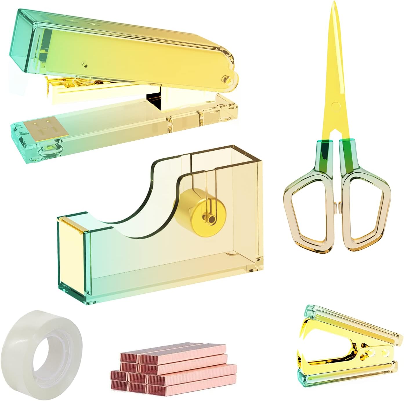 JAM PAPER Office & Desk Sets 1 Stapler & 1 Tape