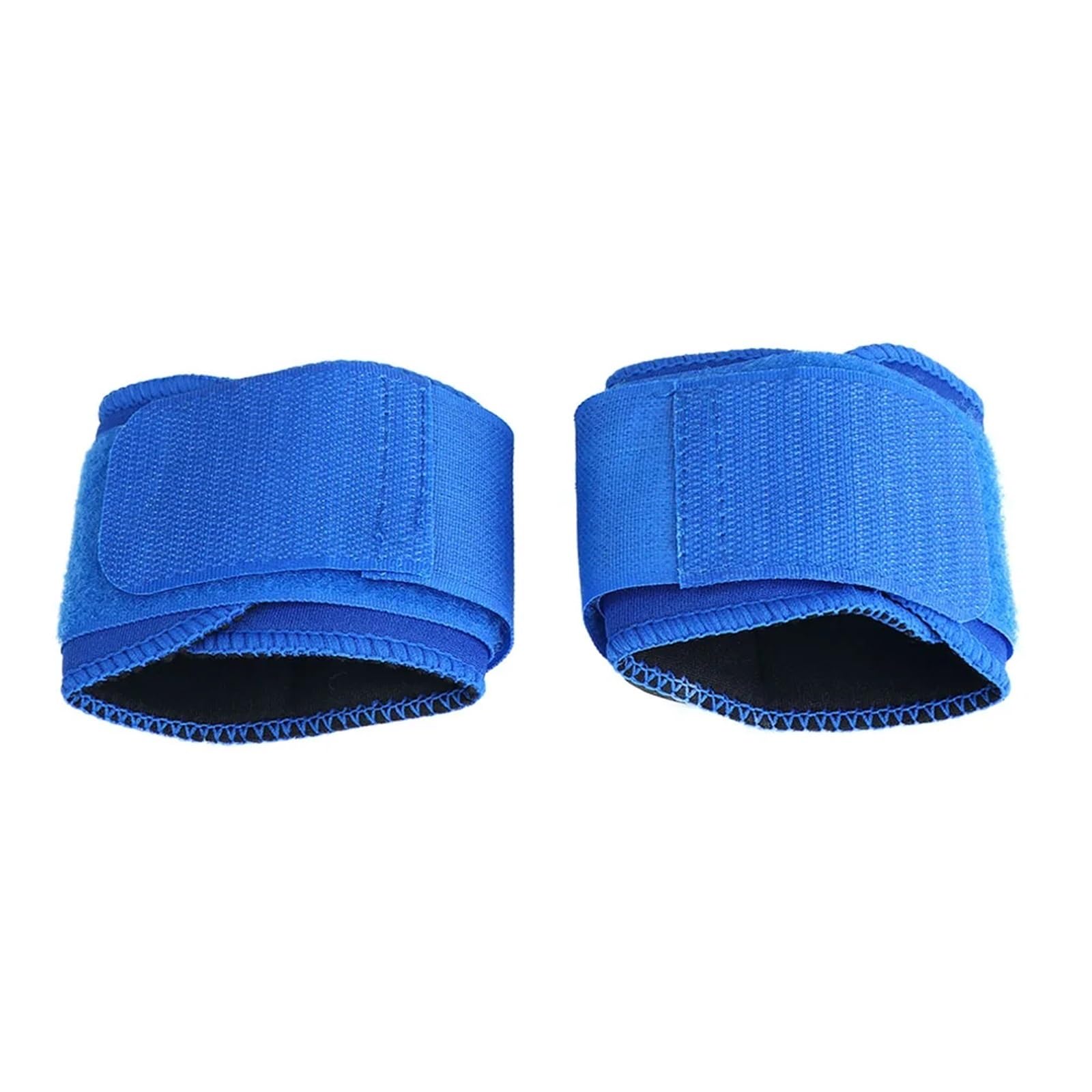 Bracciale da Polso, Fasce da Polso a Compressione, Confezione da 2, for Palestra, pallavolo, Nere e Blu, 40,5x7 cm(Blue)