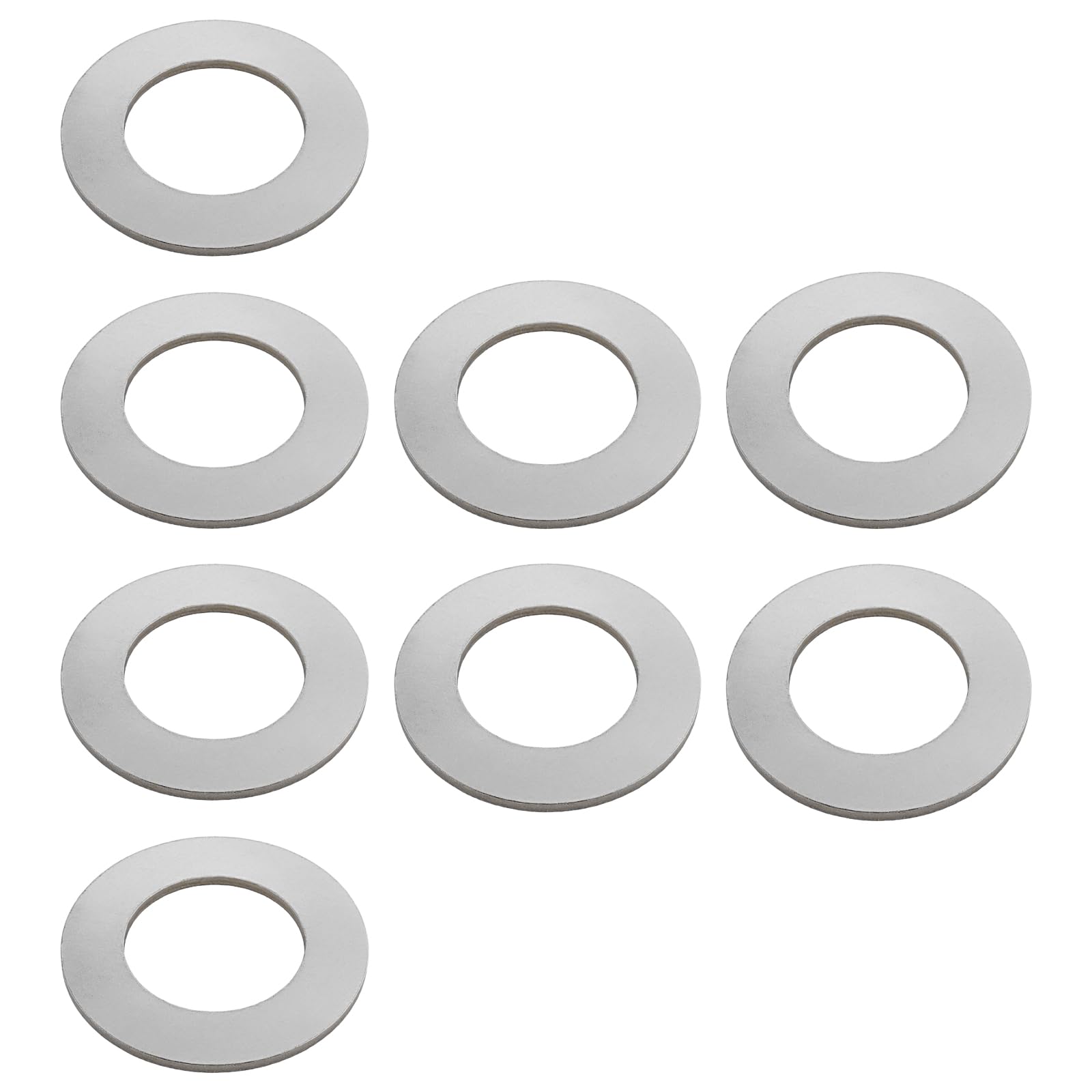 SG Store 8pcs 304 Stainless Steel Flat Washers 70mmx 41mm x 1mm 2mm 3mm Compatible with JCB and Compatible with KUBOTA Excavator Bucket