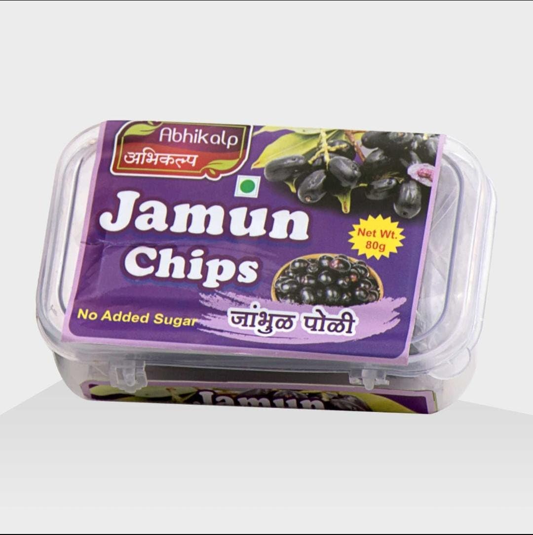 Abhikalp Sugarfree Jamun Chips Poli 80 Gm Fresh Amazon.in Grocery