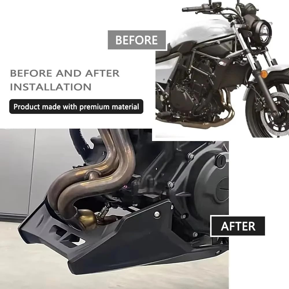 Pasuje do Eliminator 500 SE 2023-2025 akcesoria motocyklowe osłona podwozia osłona silnika osłona wydechu Osłona podwozia motocykla