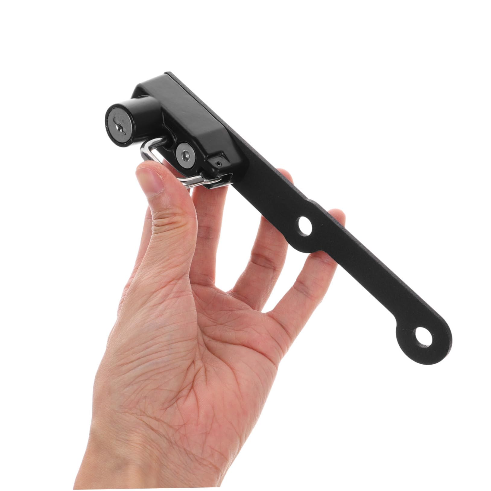 Zerodeko Antivol Multifonction Noir Moto de Métal de Sécurité Verrou Casque Installation Simple pour Moto et Scooter