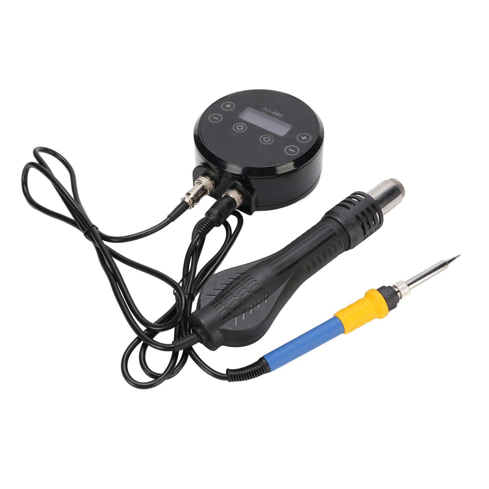 Zestaw Stacji Lutowniczej 2 w 1 z Wyświetlaczem Cyfrowym i Gorącym Powietrzem do Naprawy Elektroniki (wtyczka UE 220V)