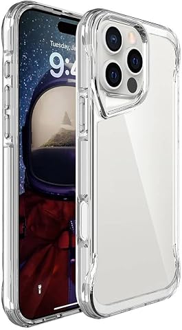 Zore Apple ile uyumlu iPhone 16 Pro Kılıf Zore T-Max Kapak Şeffaf