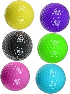 Kisangel 4pcs Yellow Accessories Yellow Golf Balls Indoor Golf Balls Driving Range Balls Accessories for Practise Balls Practicing Ball Non-porous Ball Training Ball With The Ball Gift Ball