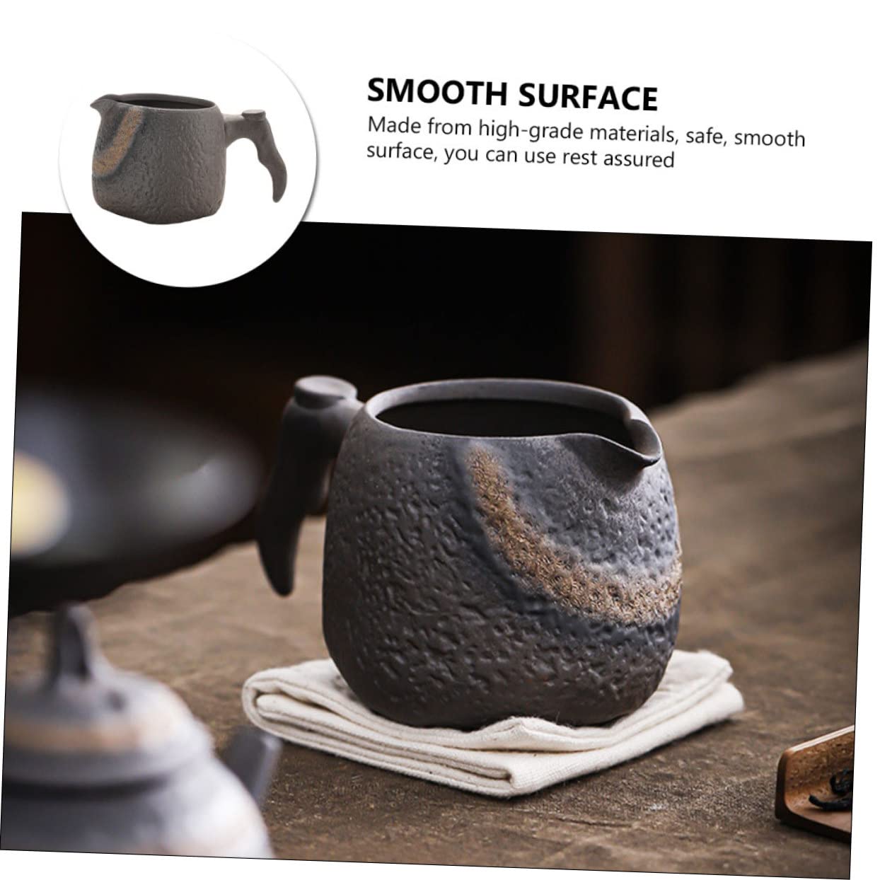 Keramik Teegeschirr Teespender aus Pottery Rund im Retro Stil