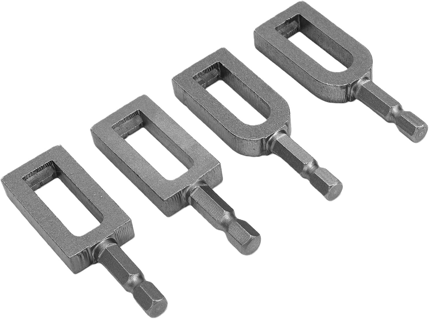 Herramienta eléctrica para torcer alambres Yunseity, para cercas y construcción, acero al carbono de alta resistencia, juego de 4 piezas miniatura 1