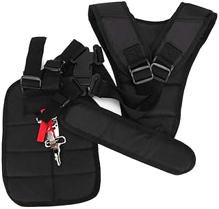 Cinto de nylon cortador de gramado cortador de grama, cortador de grama, cortador de grama, cortador de grama, cortador de escova ajustável facilmente com alça de arreio e alça de ombro dupla