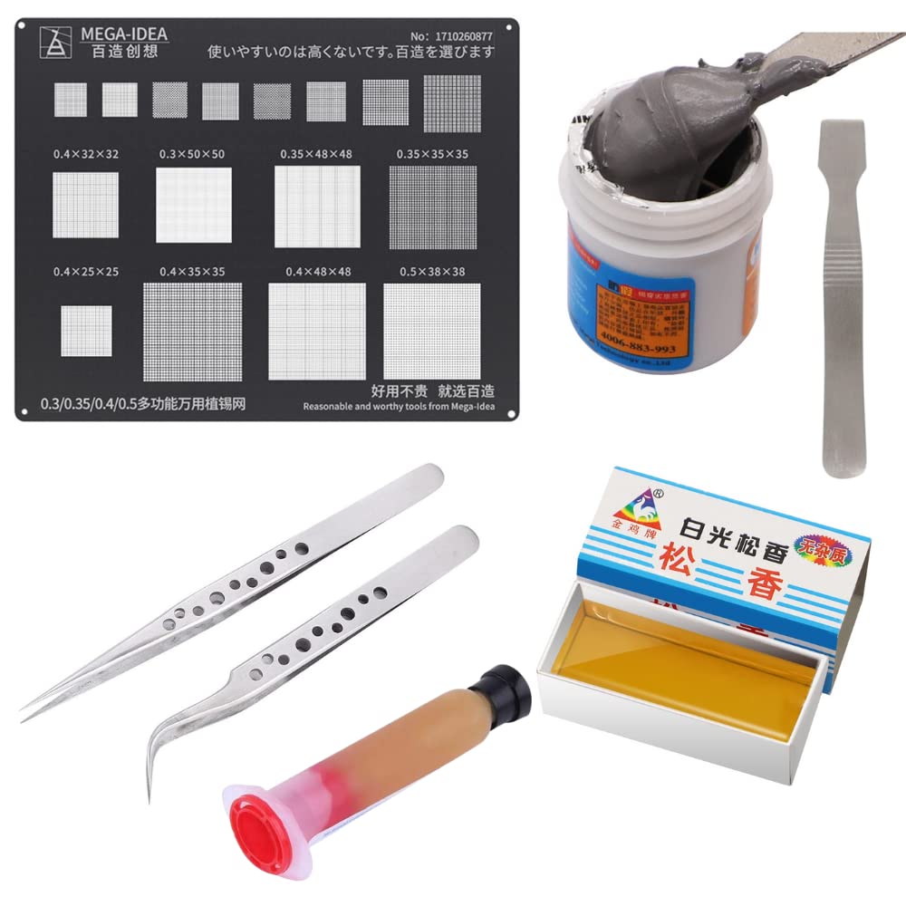 Universal Stencil BGA IC Reballing/Solder Paste,PPD Paste, Solder Paste SMD/Soldering Paste