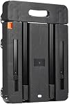 Folding Hand Truck 500 lbs Capacity, JUXANOS 360° Rotating Wheel Folding Trolley Luggage Cart Platform Cart for Luggage, Travel, Shopping, Auto, Moving and Office Use