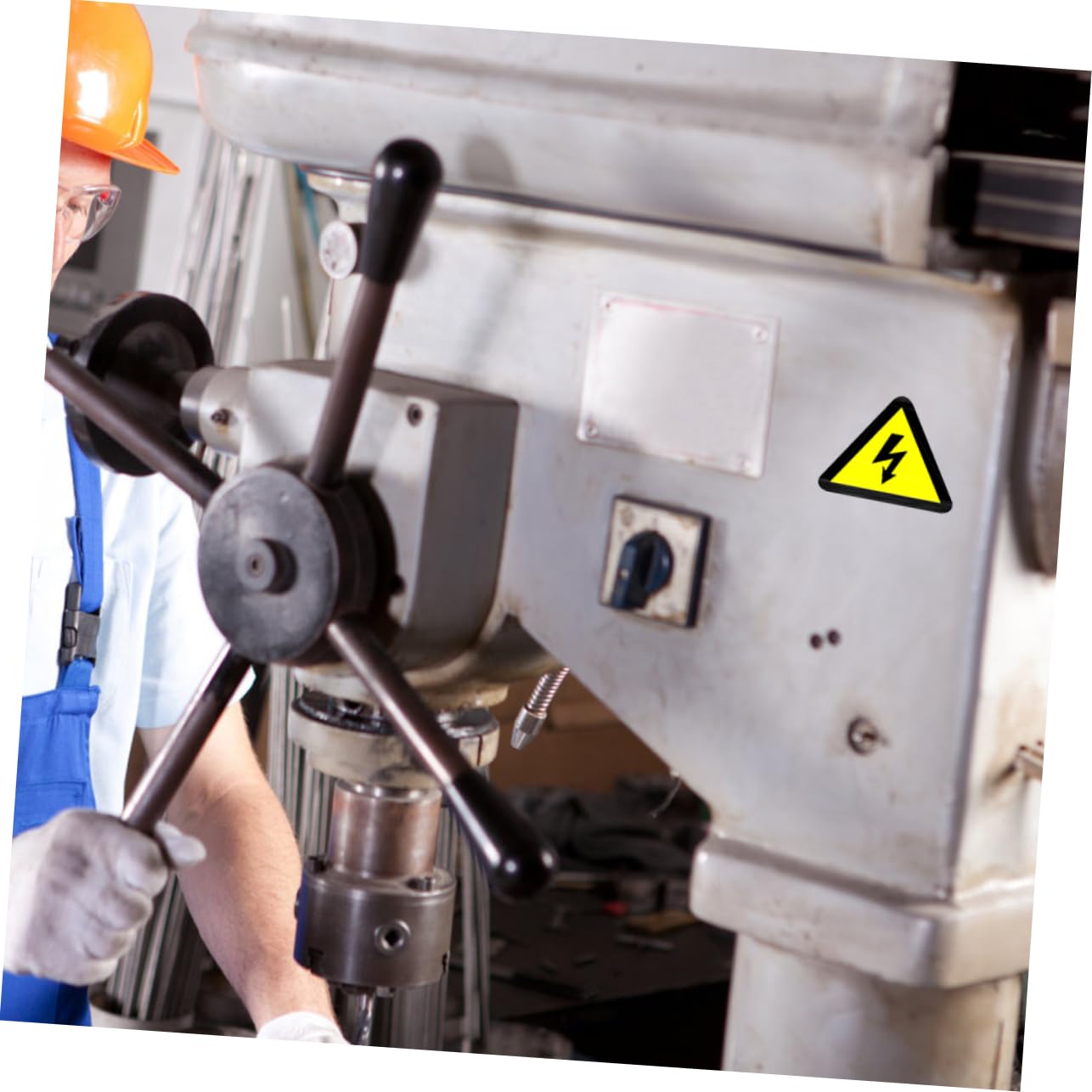 IMIKEYA 15 pièces Autocollants Avertissement Électrique Lot de Étiquettes Adhésives de Sécurité pour Équipements Signalétique Danger Électricité