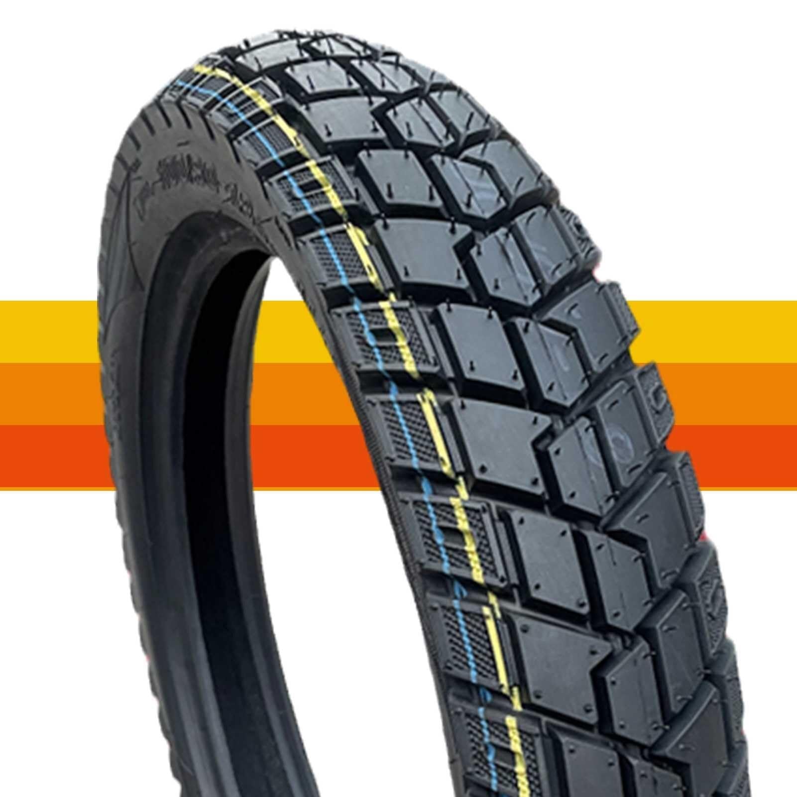 100/90-18 Opona Motocyklowa Bezdętkowa 8PR, 100/90/18 Opona Wszechterenowa Wysokie Przyczepienie, 100 90 18 Trwała Opona 18 Cali do Skutera Przednie Tylne Koło