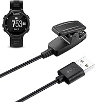 Vista 1 de Kissmart Compatible con cargador Forerunner 735XT, cable de carga de repuesto para reloj inteligente Garmin Forerunner 735XT