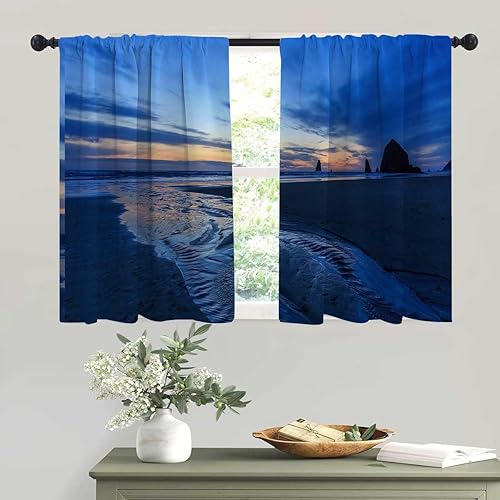 Miniatura 8 de WHYATT Arrow Decor Collection - Cortinas opacas para habitación con bolsillo para barra, cortinas para dormitorio, cortinas para armario, sin