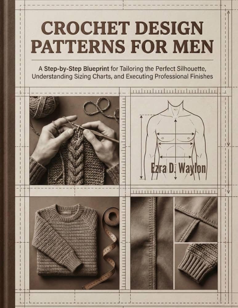 Crochet Design Patterns For Men: A Step-by-Step Blueprint for Tailoring the Perfect Silhouette, Understanding Sizing Charts, and Executing Professional Finishes (The Everything Essential Guides)