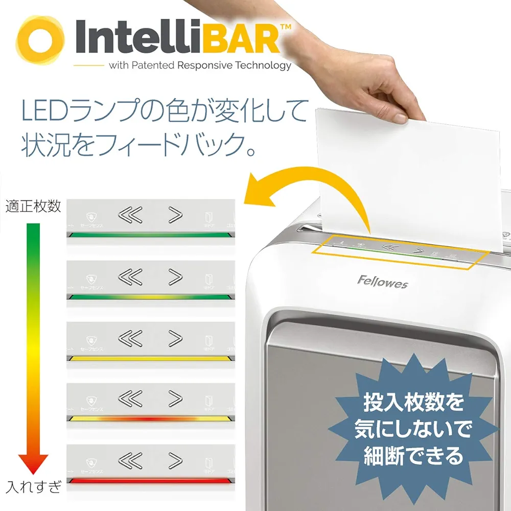 フェローズ 高級 シュレッダー マイクロカット ホワイト LX211 Amazon | フェローズ シュレッダー 業務用 電動 20枚細断