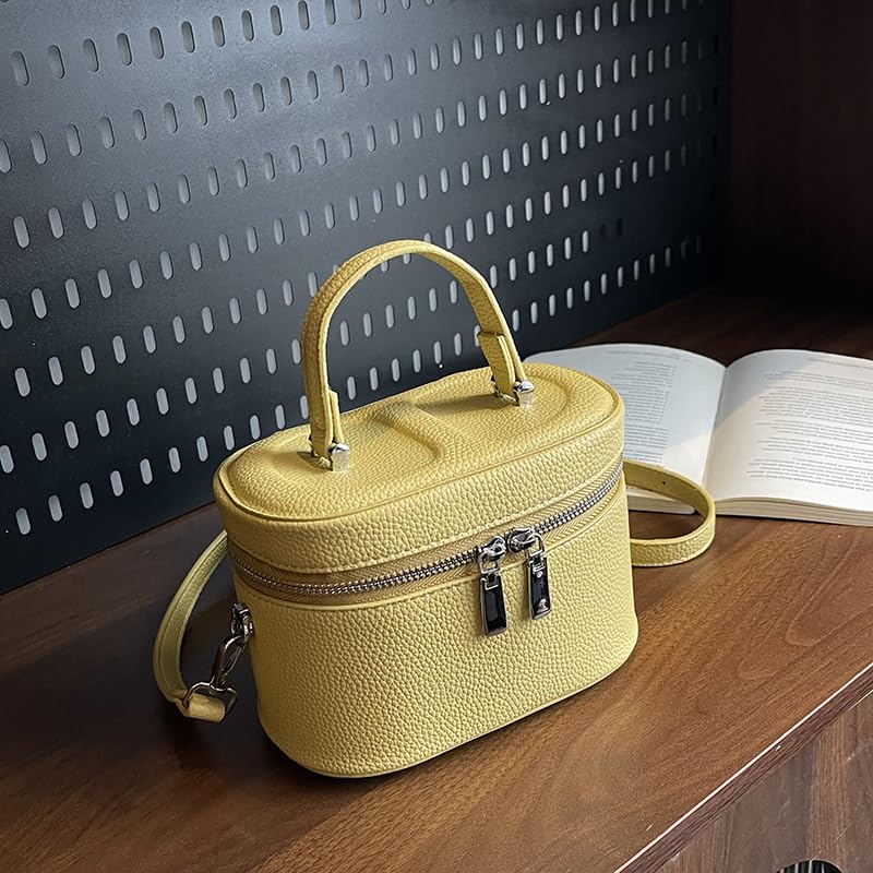 Square Box Bag Crossbody Purse PU Leather Top-Handle Pouch Purse Designer Shoulder Bag for Women4