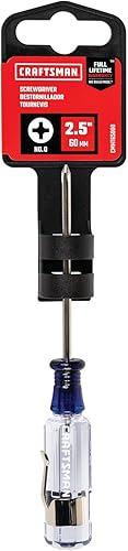 Miniatura 3 de CRAFTSMAN Destornillador Phillips #0 x 2.5 pulgadas, mango de acetato (CMHT65000)