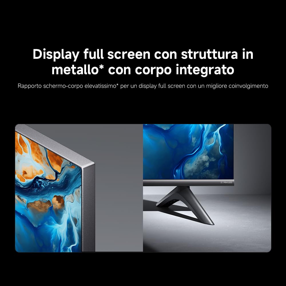 XIAOMI TV S Mini LED 55, QLED, 55 inch, Dolby Vision, Atmos144Hz, 1200 nits