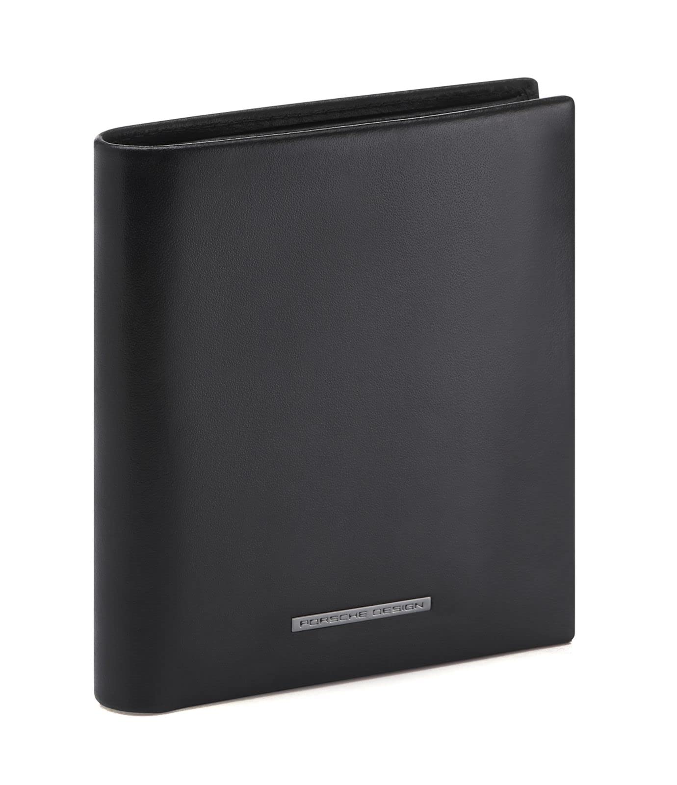 Bric's Porsche Design poziomy skórzany męski portfel Classics 6, z ochroną RFID, 6 kieszeni na karty, przegródka na wizytówki, przegródka na banknoty, wymiary: 9 cm x 10,5 cm x 2 cm, czarny, Czarny,