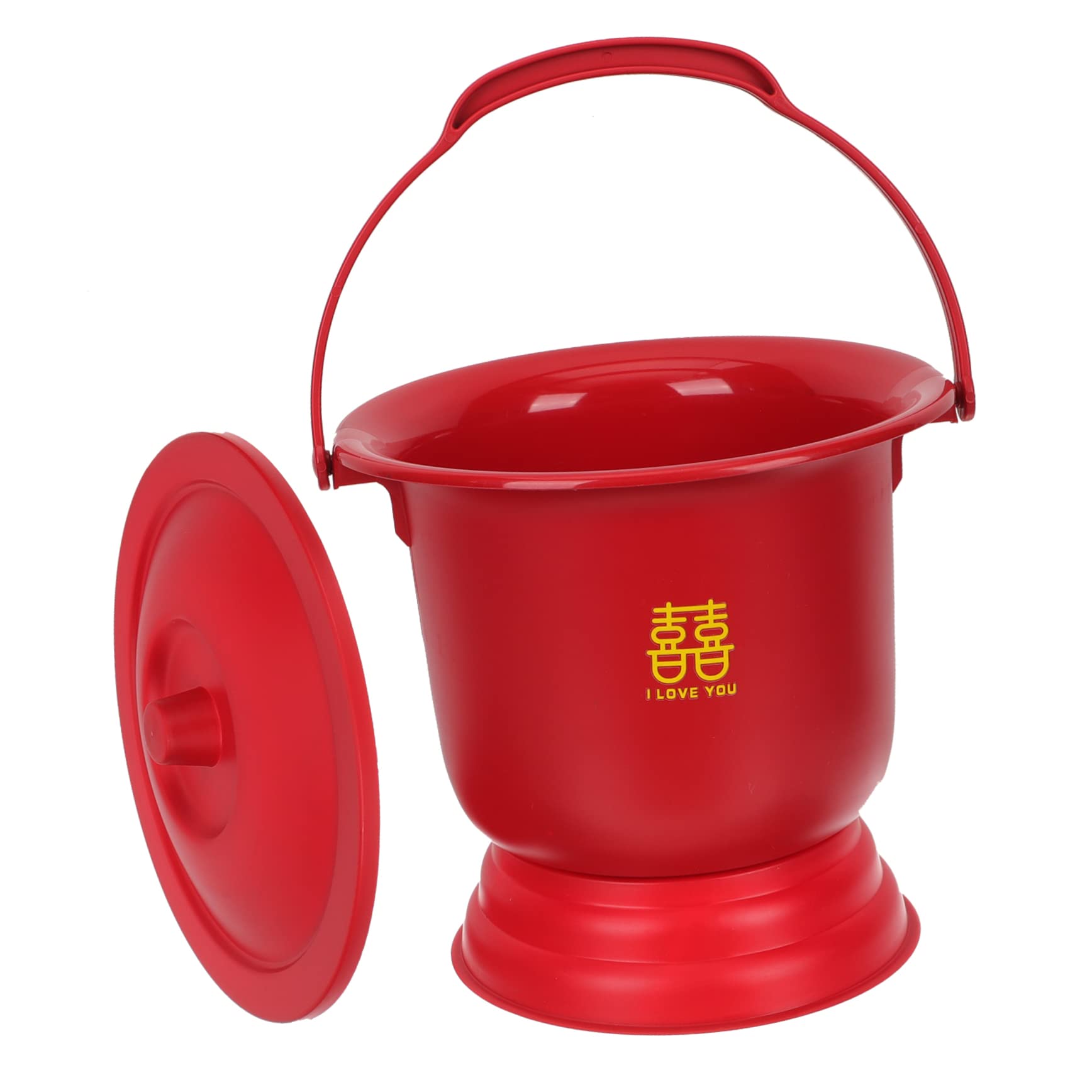 FOMIYES Portable Adult Potty Spittoon Chamber Pot Pp Material Night Urine Pot Wedding Spittoon for Household Easy to Move