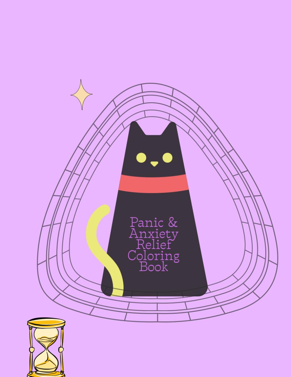 Panic & Anxiety Relief Coloring Book